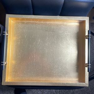 Golden tray for decorative 15x 12.5 inch - brand new never used